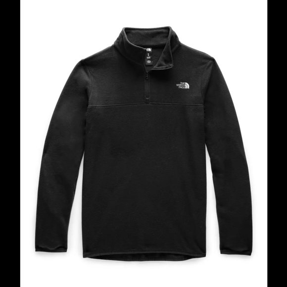The North face black polartec quarter zip … - Picture 3 of 8
